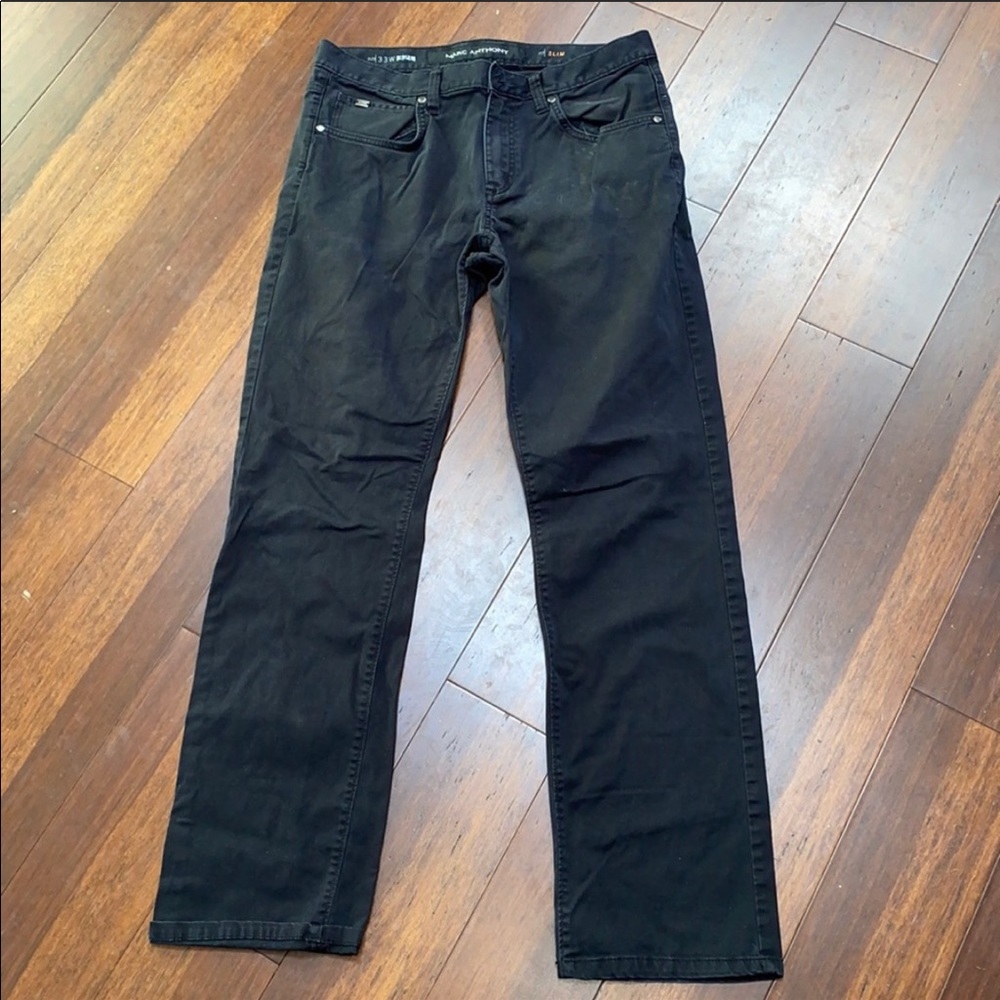 Slim Fit Black Jeans